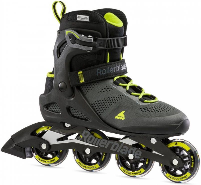 Rollerblade Macroblade 80 Black/Lime Recreatie Fitness Skates
