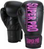 Fietsaccessoires Super Pro Combat Gear Champ(Kick)bokshandschoenen Zwart/roze 12 Oz online kopen
