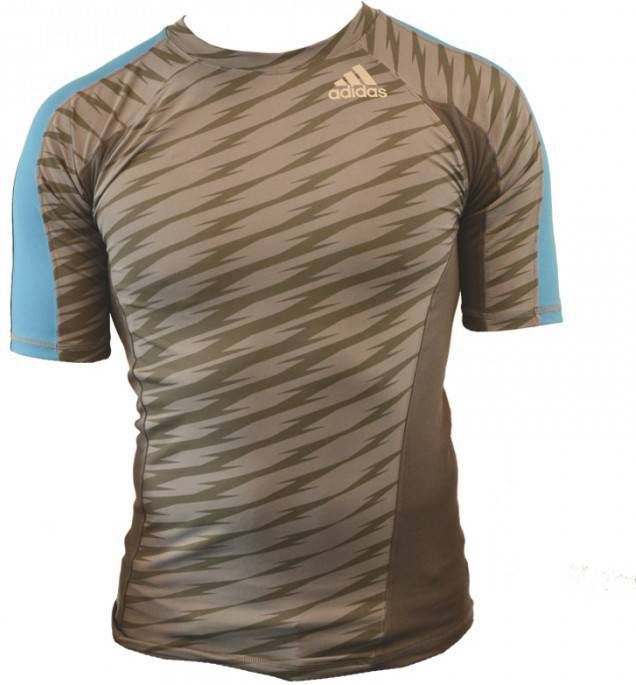 Adidas Ultimate Athlete Rashguard Korte Mouw XL