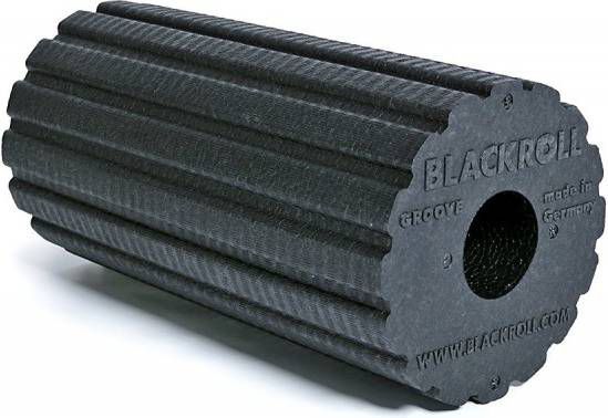 NRG FITNESS BV Blackroll Standard Groove Foam Roller 30 Cm Zwart