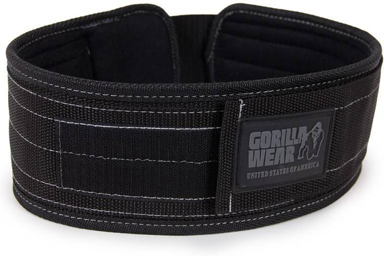 Gorilla Wear 4 Inch Nylon Halterriem M