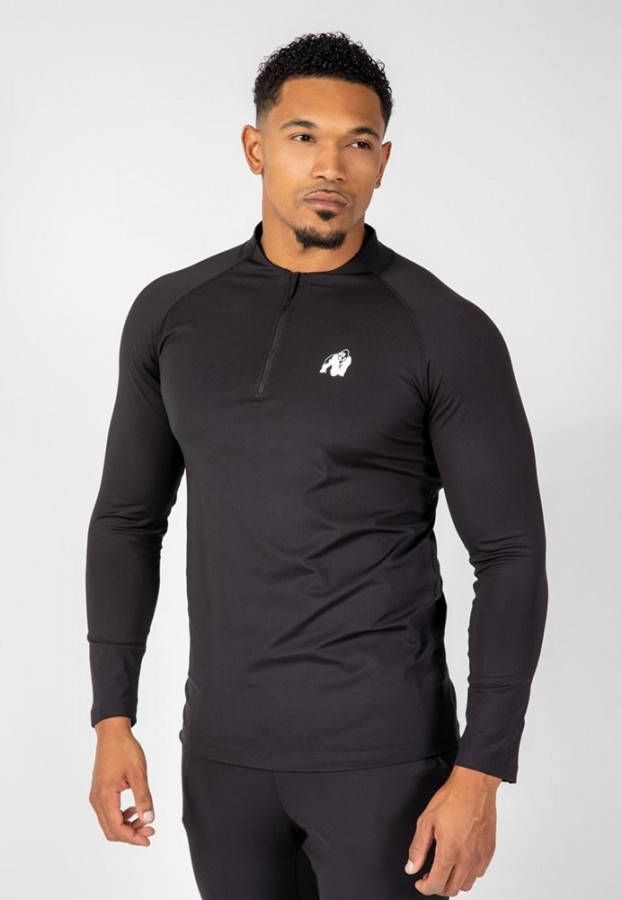 Gorilla Wear Hamilton Hybrid Long Sleeve Zwart