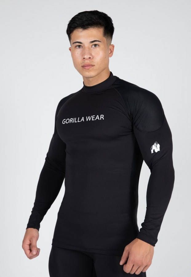Gorilla Wear Lorenzo Performance Long Sleeve Zwart