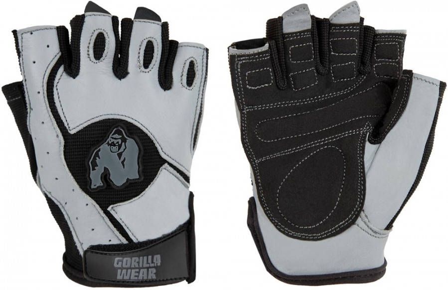 Gorilla Wear Mitchell Training Gloves Fitness Handschoenen Zwart/Grijs