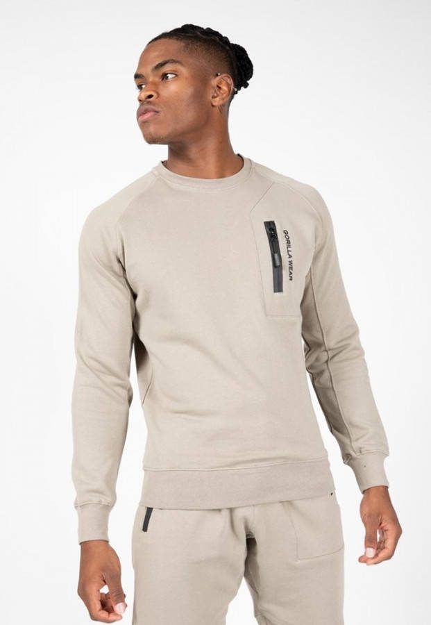 Gorilla Wear Newark Sweatshirt Beige