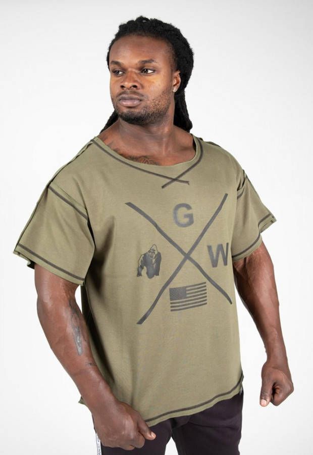 Gorilla Wear Sheldon Workout Top Legergroen L/XL