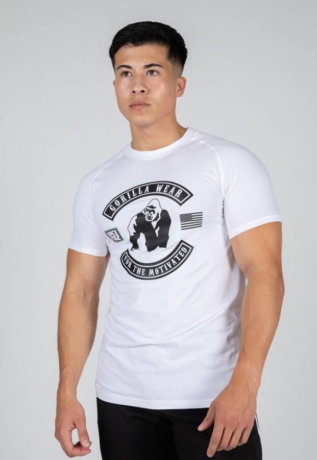 Gorilla Wear Tulsa T Shirt Wit