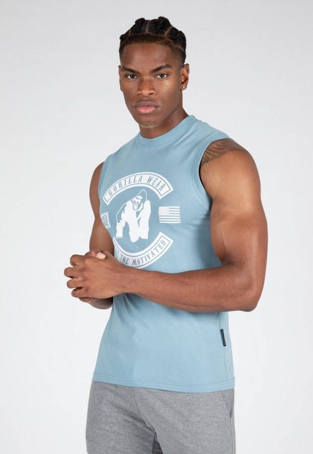 Gorilla Wear Tulsa Tank Top Blauw