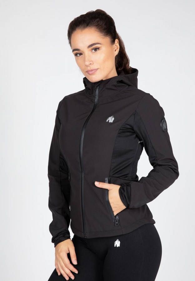 Gorilla Wear Victoria Softshell Jas Zwart