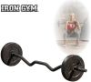 Iron Gym 23 kg verstelbare curl stang set 25 mm online kopen