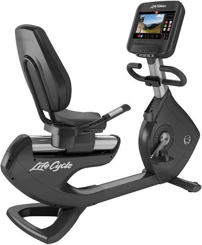 Life Fitness Platinum Discover SE3 Ligfiets Artic Silver Gratis montage