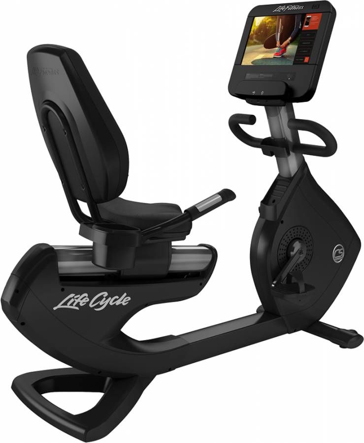 Life Fitness Platinum Discover SE3HD Ligfiets Titanium Storm Gratis montage