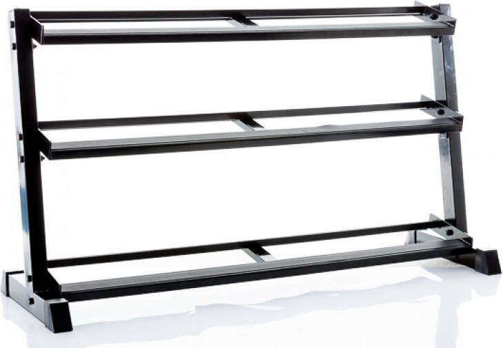 Muscle Power 3 laags Opbergrek voor Dumbbells Zwart