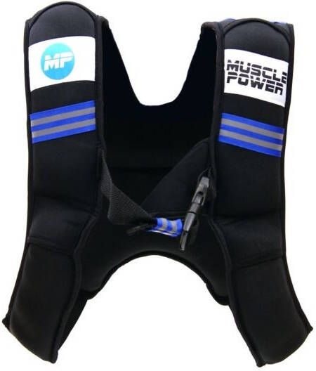 Muscle Power Gewichtsvest met Strepen 5 kg Zwart