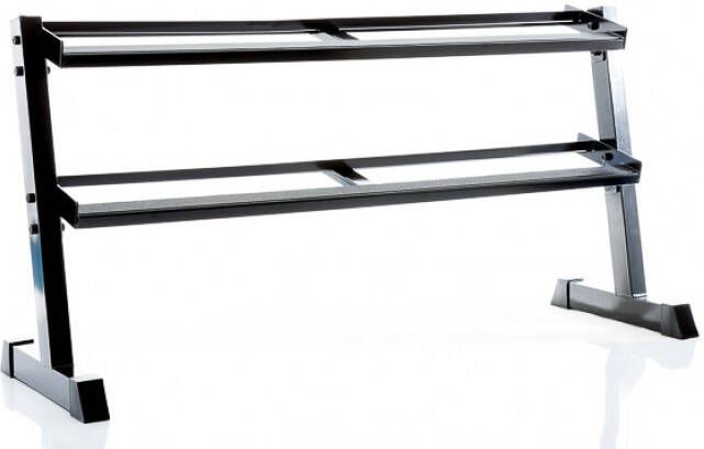 Muscle Power Opbergrek voor Dumbbells Zwart 2 Laags