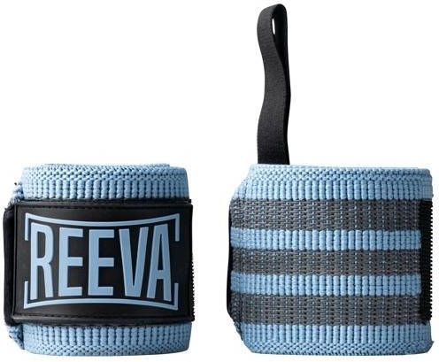 Merkloos Reeva Wrist Wraps Lichtblauw