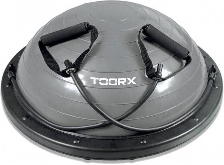 Toorx Balanstrainer Pro Ø 58 Cm Zwart/grijs Met Resistance Tubes Incl Pomp