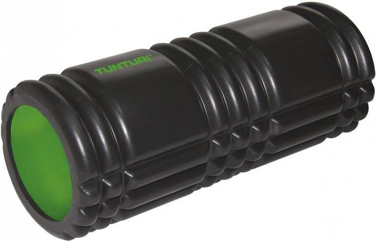 Tunturi Yoga Grid Foam Roller 33cm Black/Green