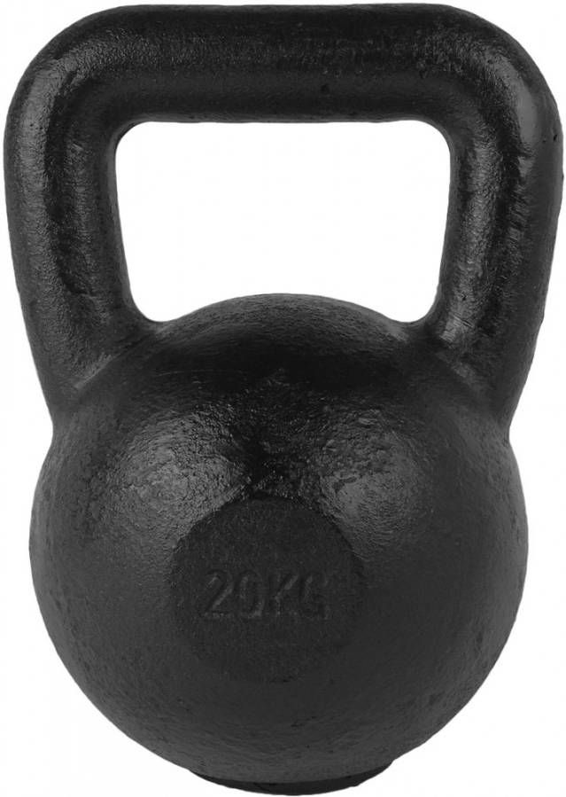 Tunturi Kettlebell Gietijzer 20 Kg Zwart