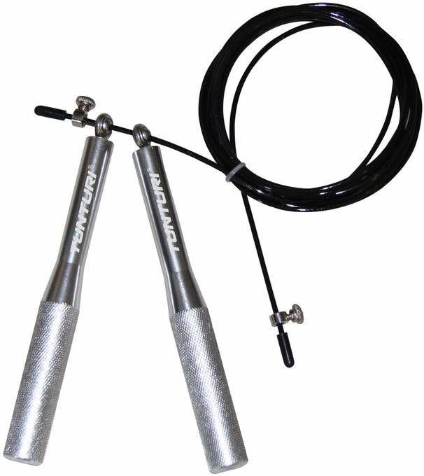 Tunturi Verstelbaar Stalen Springtouw Aluminium Handvaten