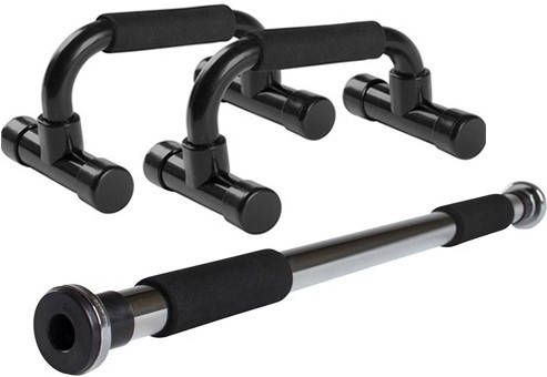 VirtuFit Combideal Optrekstang + Opdruksteunen