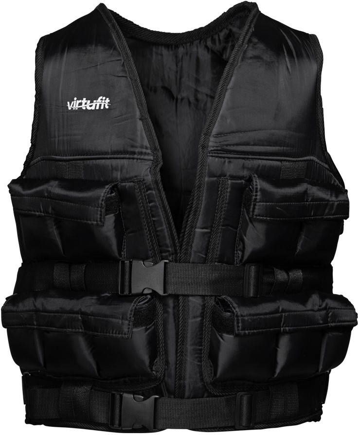 VirtuFit Verstelbaar Gewichtsvest Pro 10 kg Zwart Tweedekans