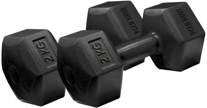 Iron Gym 2 Fixed Hex Dumbbell Gewichten 2kg