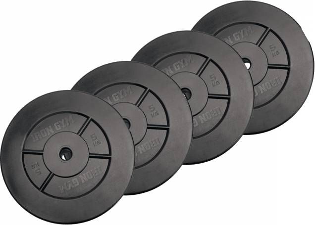 Iron Gym Halterschijven 25 mm vinyl 4 x 5 kg