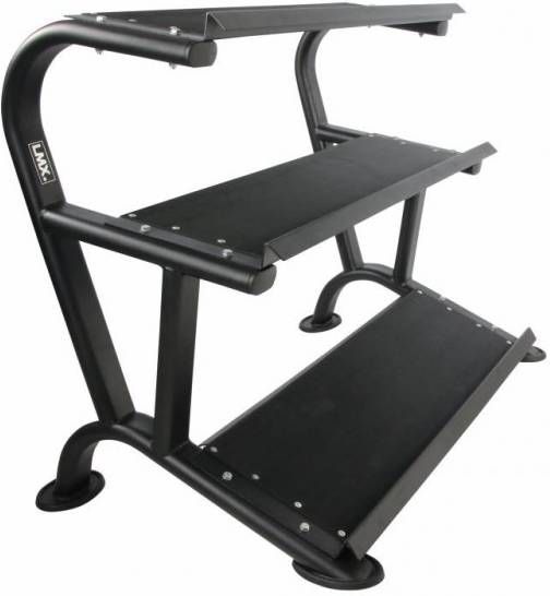 Lifemaxx LMX1014 3 laags Hexagon Dumbbell opbergrek