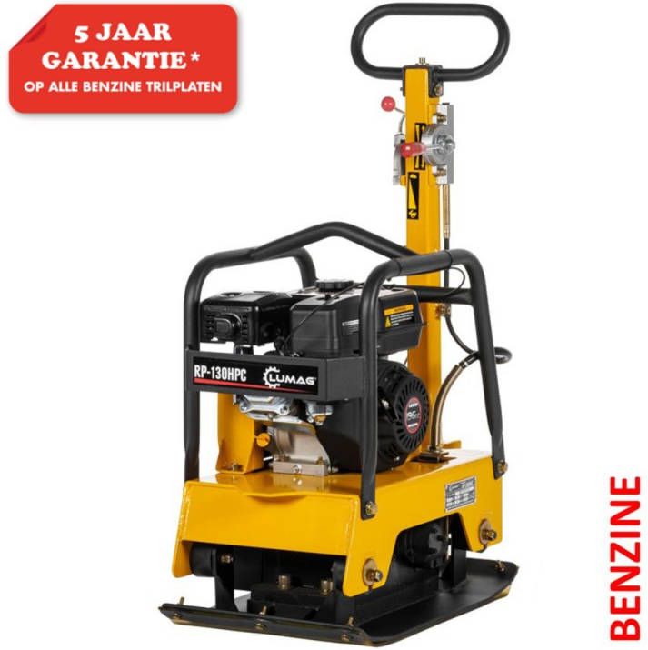 Lumag RP130HPC Trilplaat Benzine 2500 Kg Slagkracht