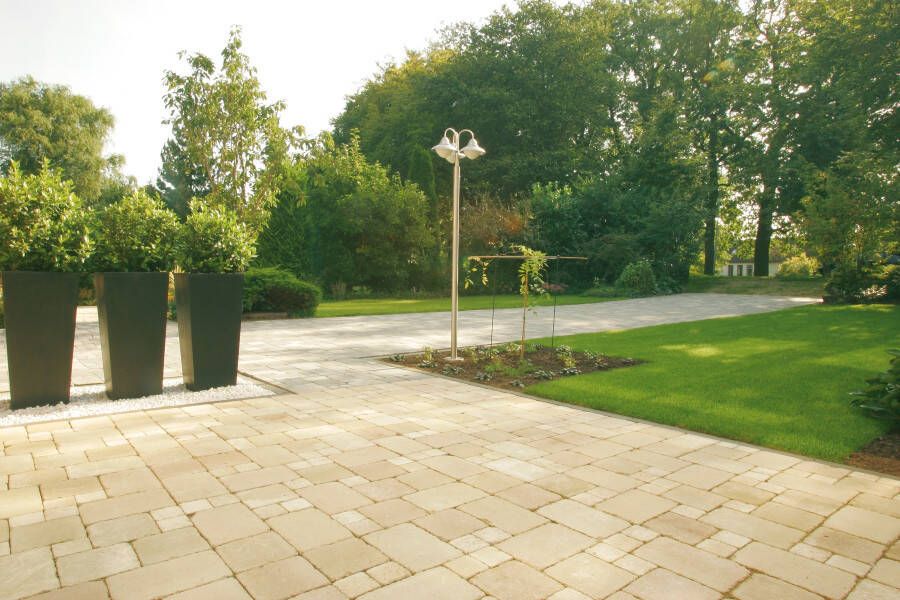 Intergard Koppelstones trommelstenen tambourstenen creme 14x14x6cm(m2 )