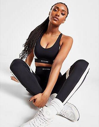 Pink Soda Sport Ventura Colour Block Sports Bra Black Dames