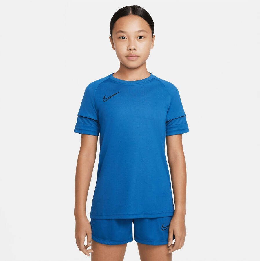 Nike Kids Nike Dri FIT Academy Voetbaltop met korte mouwen voor kids Black/White/White/White
