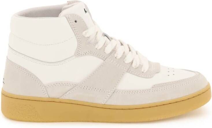 A.p.c. leather 39, plain&39, high sneakers , Wit, Dames