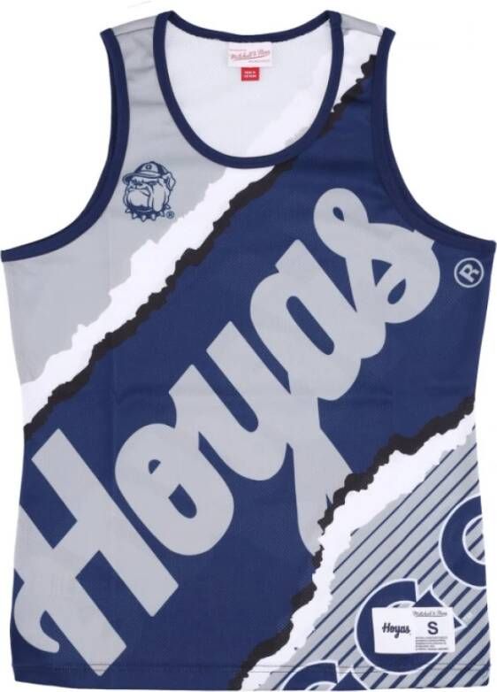 Mitchell & Ness basketball tank top jumbotron 2.0 mesh tank geohoy , Grijs, Heren