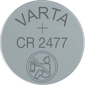 Varta CR2477/6477 Lithium Knoopcel Batterij 6477101401 3V