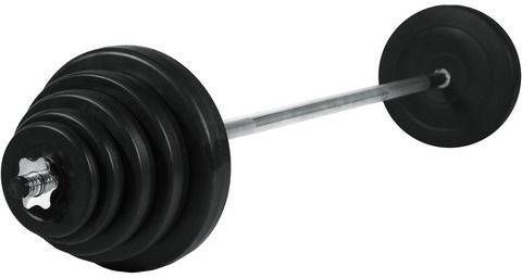 Christopeit Sport ® Gewichtshefset Lange halter gewichtenset 42 kg(set, 13 delig )