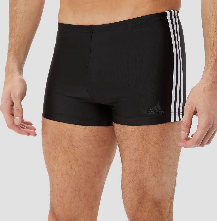 Adidas fitness 3 sripes zwembroek zwart heren