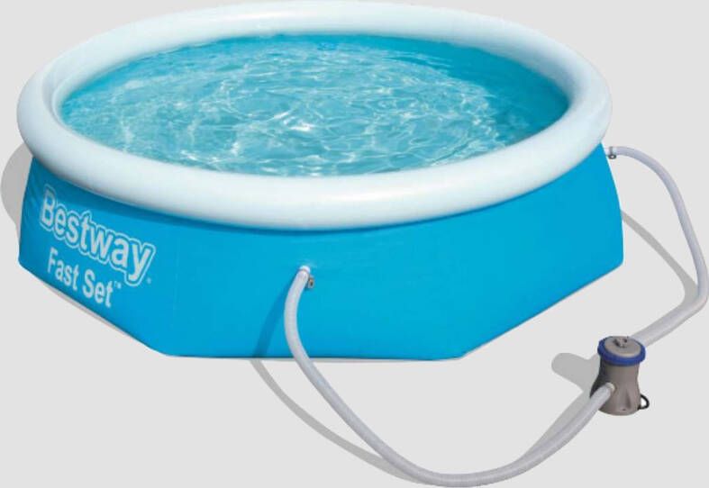 Bestway Fast Set zwembad (Ø 244x66 cm) met filterpomp