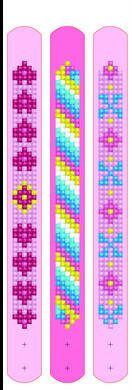 DIAMOND DOTZ DOTZIES®, Original Diamond Schilderij armbanden set Roze