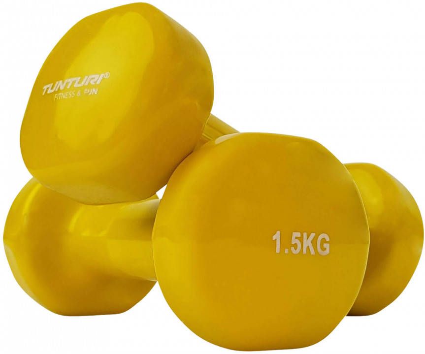Tunturi Vinyl Dumbbells Set 3.0 Kg Rood Pair