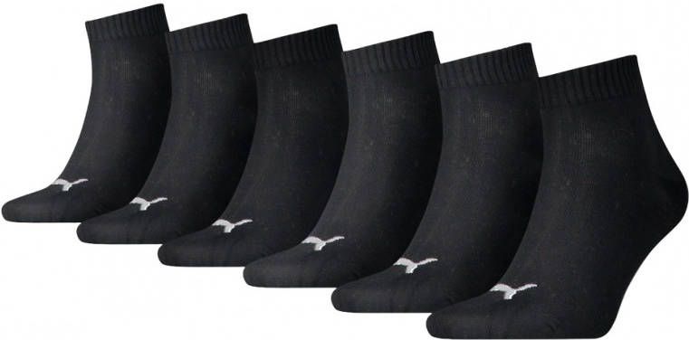 PUMA Korte sokken met ribboorden(6 paar )