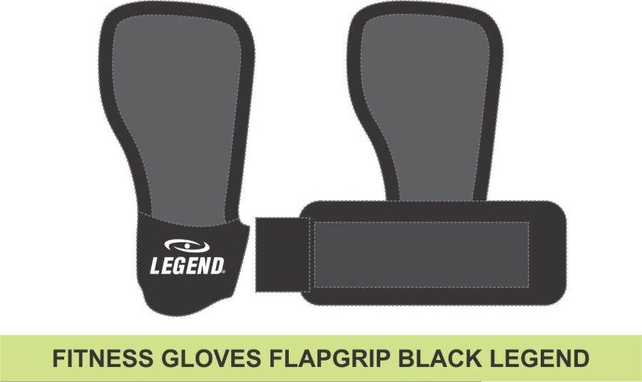 Legend Sports Fitness handschoenen flapgrip heren/dames katoen