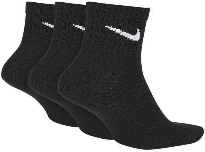 Nike Everyday Lightweight Trainingsenkelsokken(3 paar) Black/White Heren