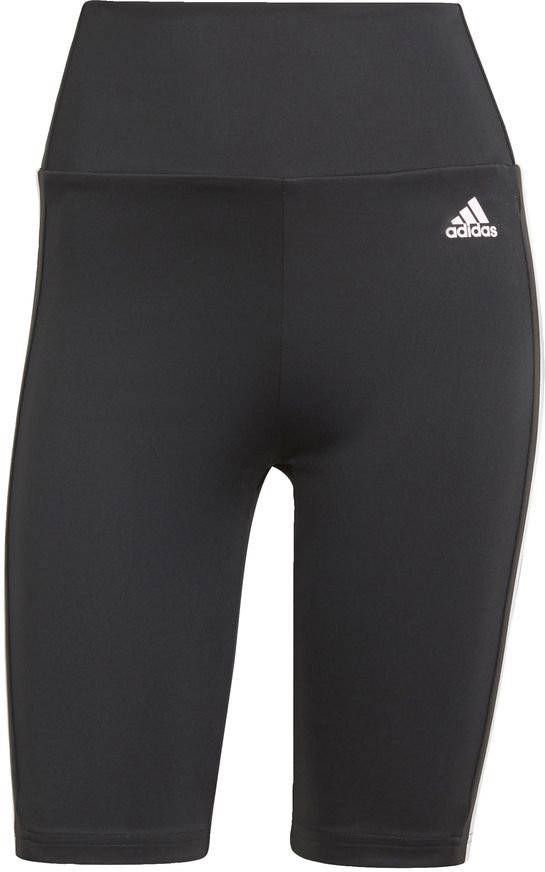 Adidas Designed To Move High rise Short Sport Tights Dames Leggings Black Poly Mesh