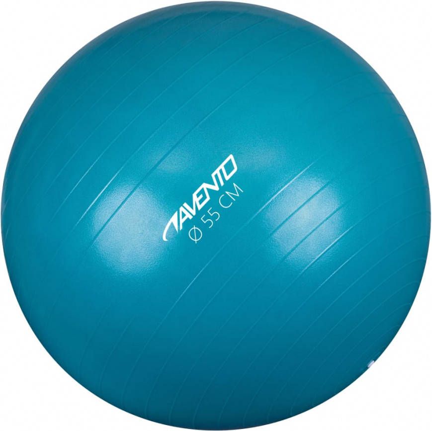 Avento Fitnessbal 55 Cm Rubber Blauw