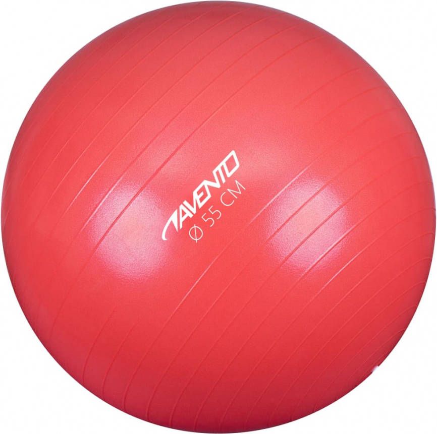 Avento Fitnessbal 55 Cm Rubber Rood