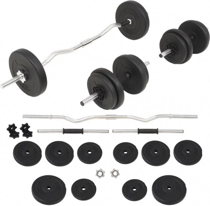 VIDAXL Halterset 30 kg