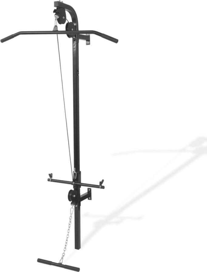 VIDAXL Home gym met 2 katrollen wandgemonteerd