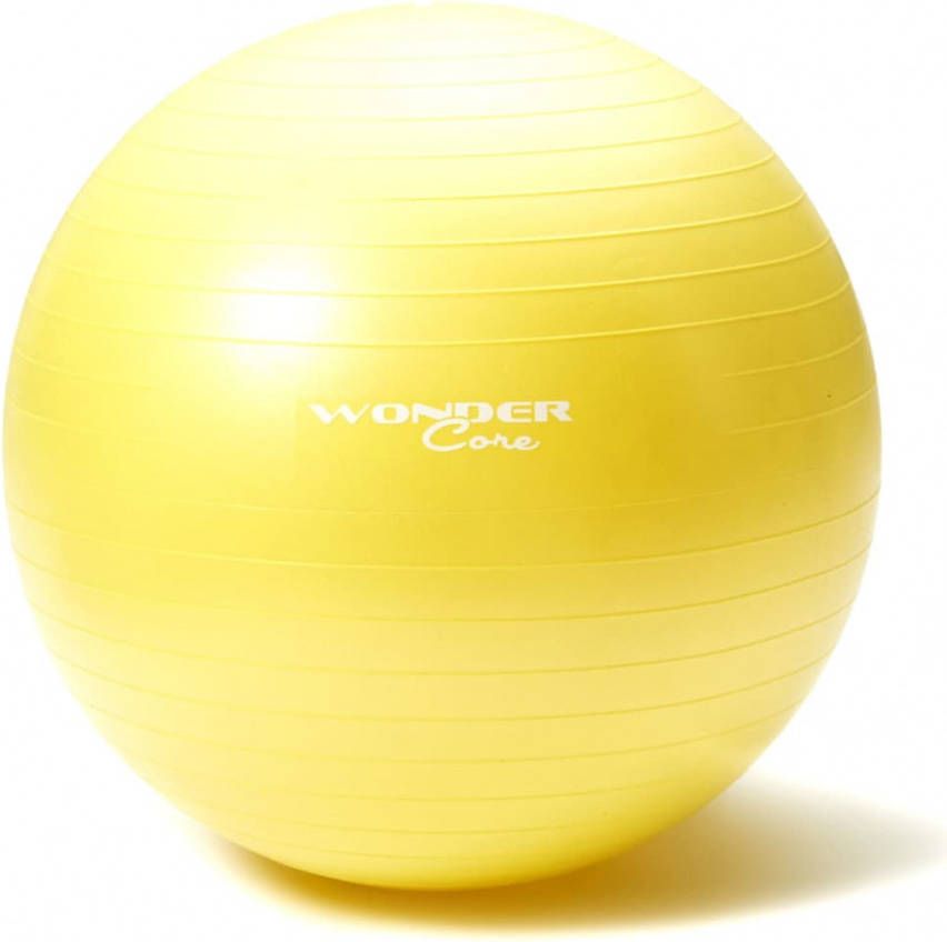 Wonder Core Anti-Burst Gym Ball 65 cm Groen/geel